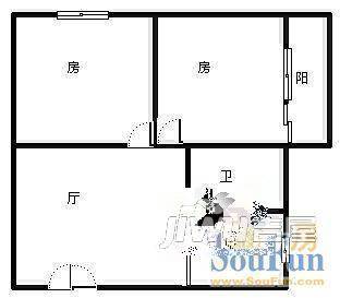 嘉澄小区3室2厅2卫85㎡户型图