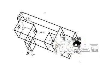 祥安花园3室2厅1卫户型图