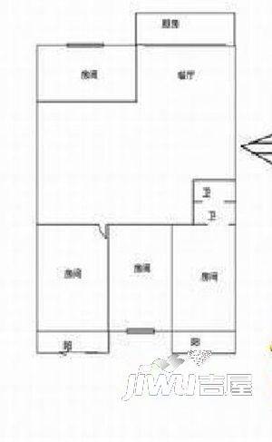 翠湖苑3室2厅2卫121㎡户型图