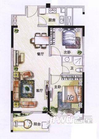 屏山新村4室2厅2卫157.8㎡户型图