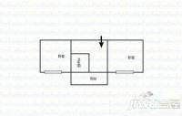 福州一中三牧坊单位宿舍2室1厅1卫55㎡户型图