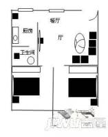 双福新村2室1厅1卫70㎡户型图