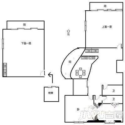 兴鑫苑4室2厅2卫174㎡户型图