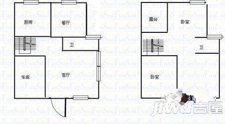 春江御园5室3厅3卫216㎡户型图