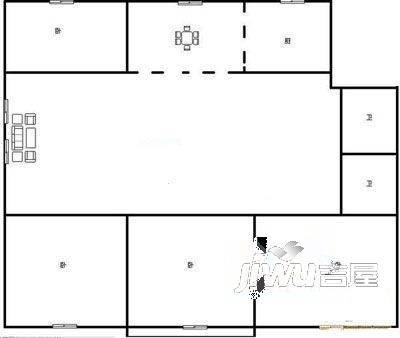 福寿新村2室1厅1卫61㎡户型图