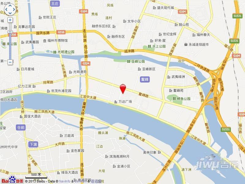 锦江新村位置交通图图片