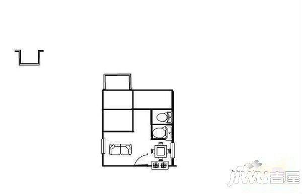 惠航大厦3室2厅2卫137㎡户型图