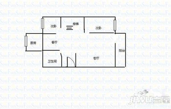 吴钢花园5室2厅3卫238㎡户型图