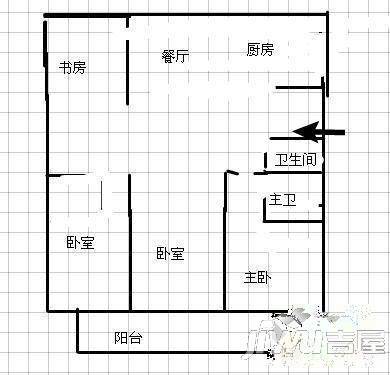长乐花园4室2厅2卫126㎡户型图