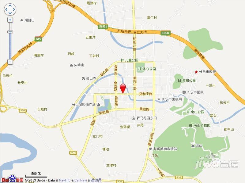 锦江花园一区位置交通图1