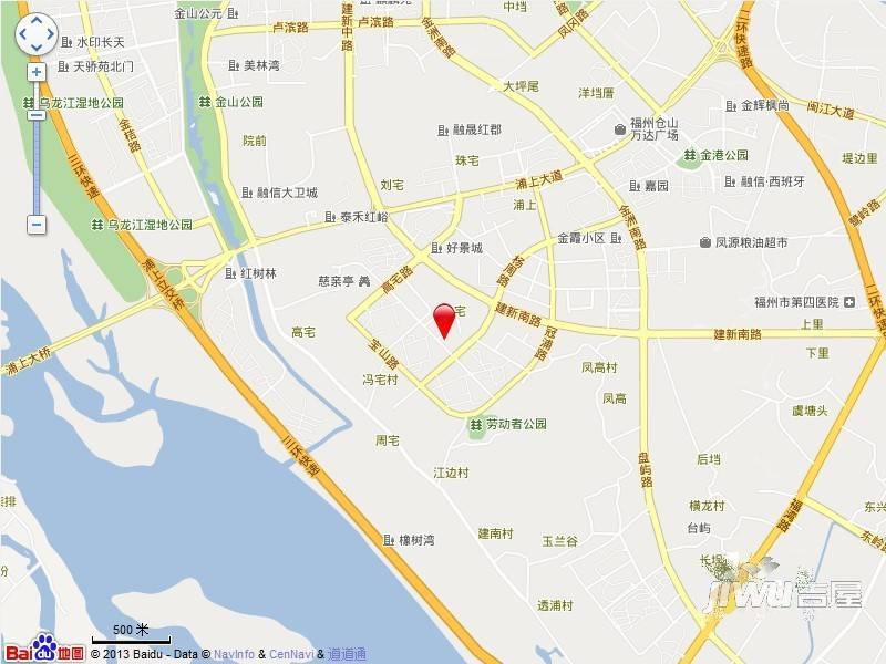 红江小区位置交通图1