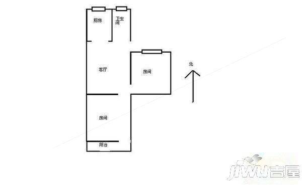 海关宿舍3室2厅2卫101㎡户型图