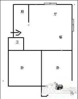西凤新村2室2厅1卫69㎡户型图