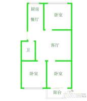 埔顶小区3室2厅1卫94㎡户型图