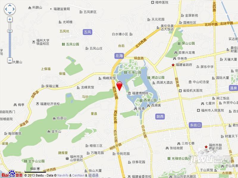 西湖别墅位置交通图图片