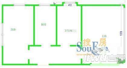 西峰新村3室2厅2卫128㎡户型图