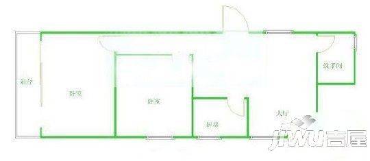 小桥新苑2室2厅1卫73㎡户型图