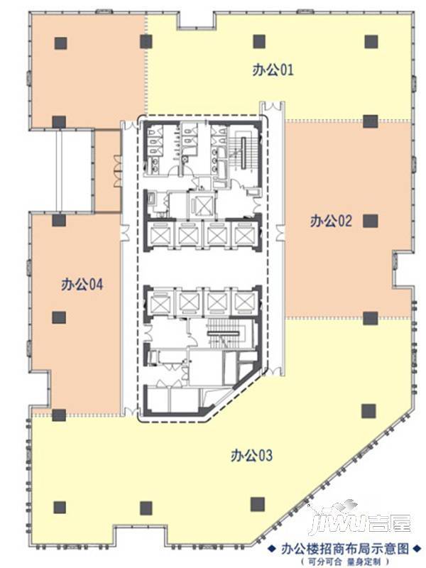 立洲大厦4室0厅0卫户型图