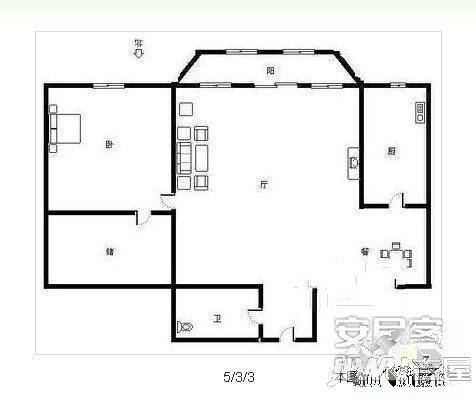 金桥花园牡丹苑别墅5室3厅4卫810㎡户型图