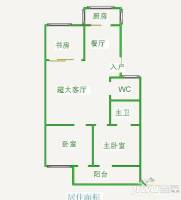 南台新苑玫瑰园3室2厅2卫104㎡户型图