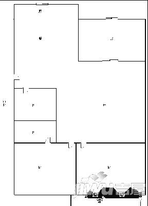 西垄新村3室2厅1卫106㎡户型图