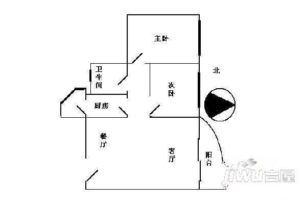 双协佳园4室2厅2卫135㎡户型图