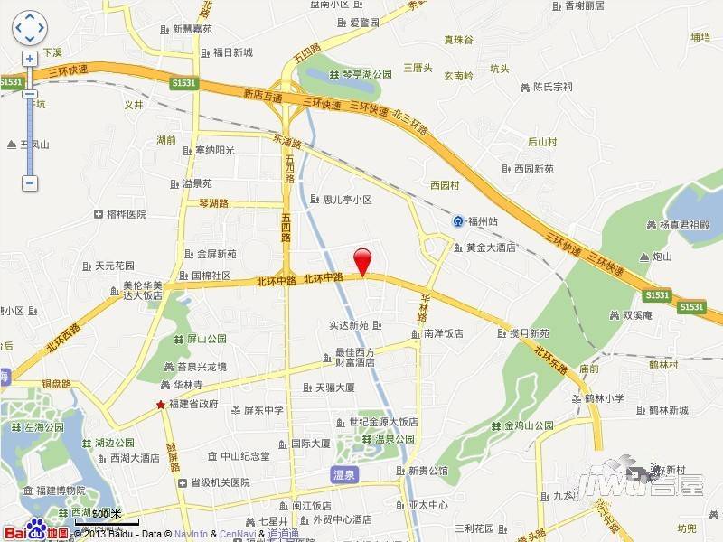 环北一村位置交通图图片