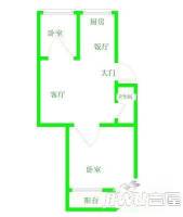 湖塍新村2室2厅1卫51㎡户型图