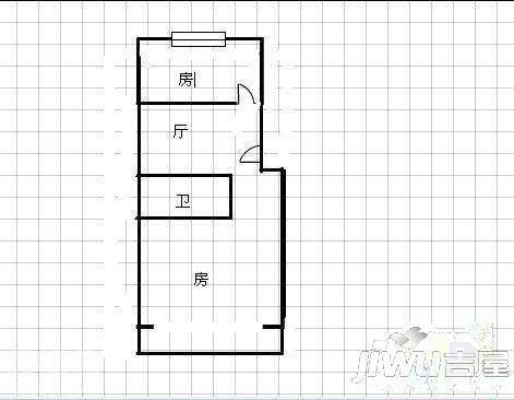 国货商厦新村3室2厅1卫93㎡户型图