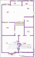 五里亭商住楼3室2厅2卫100㎡户型图