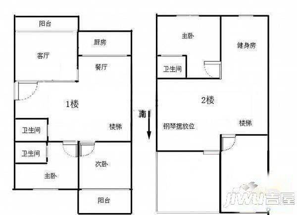 闽都大庄园丽水琴湾3室2厅2卫户型图