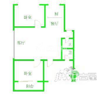 高桥阳光新村3室2厅2卫120㎡户型图