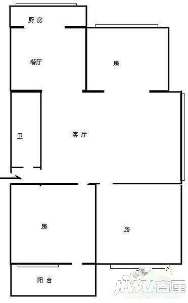 榕信苑5室3厅2卫200㎡户型图