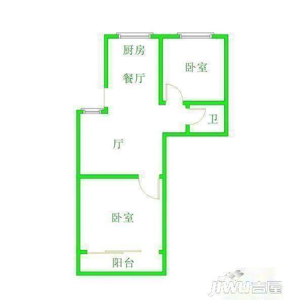 岳峰新村3室2厅2卫139㎡户型图