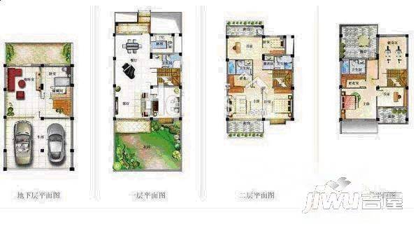 君临香格里别墅6室3厅3卫350㎡户型图