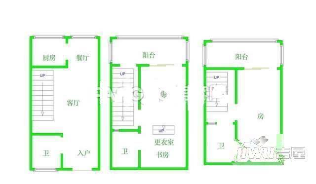 君临香格里别墅6室3厅3卫350㎡户型图