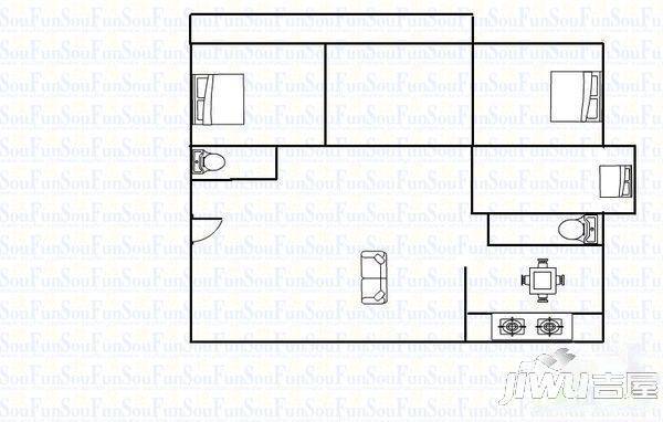 锦江世纪公馆4室2厅2卫182㎡户型图