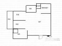 锦江花园三区3室2厅2卫136㎡户型图