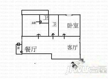 金钻世家3室2厅2卫119㎡户型图