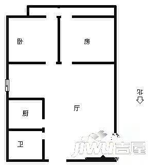 彬社新村3室2厅2卫户型图