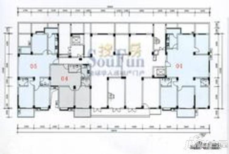 富商世家4室2厅1卫188.2㎡户型图