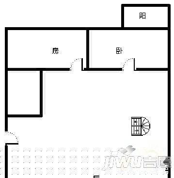 光明世家3室2厅2卫95㎡户型图