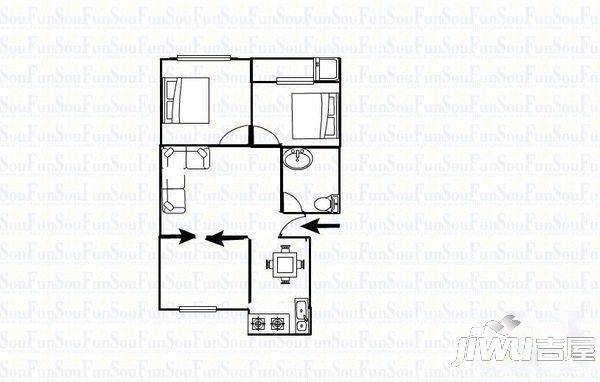 亚华花园4室2厅2卫154㎡户型图