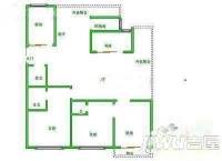 富城小区4室2厅2卫135㎡户型图