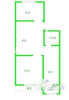 湖前井尾新村2室1厅1卫57㎡户型图