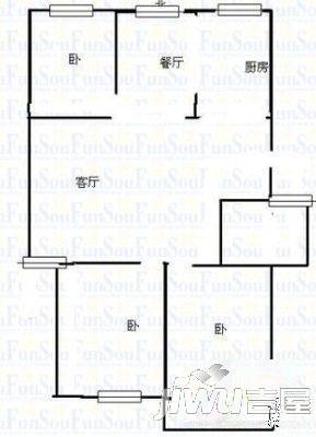 百花新苑4室2厅2卫120㎡户型图