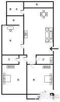学府林居3室2厅2卫130㎡户型图