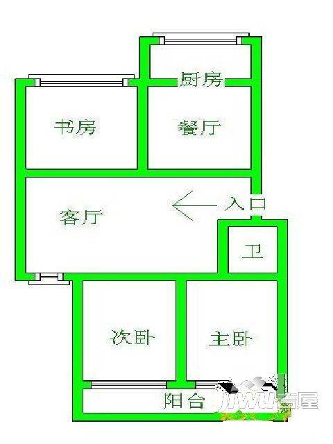 万升西区6室3厅3卫166㎡户型图