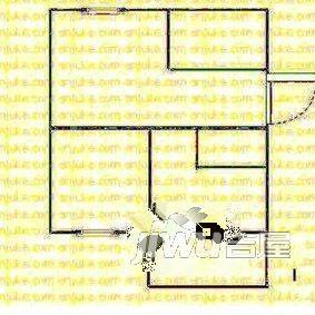 华裕花园2室1厅2卫户型图