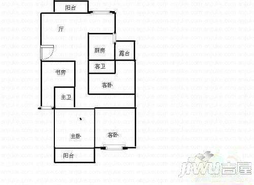 达芙妮名苑6室2厅2卫280㎡户型图